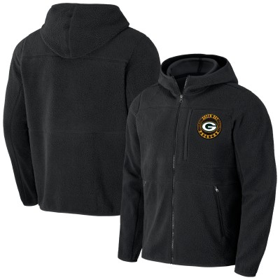 Толстовка на молнии Green Bay Packers NFL x Darius Rucker Collection by Fanatics Sherpa - Black