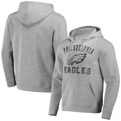 Толстовка Philadelphia Eagles NFL x Darius Rucker Collection by Fanatics Coaches - Heather Gray