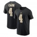 Футболка с номером Derek Carr New Orleans Saints Nike - Black