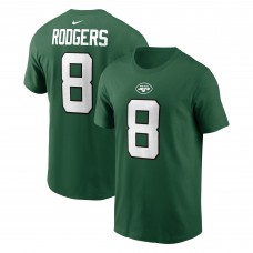 Футболка с номером Aaron Rodgers New York Jets Nike - Green