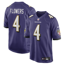 Джерси Baltimore Ravens Zay Flowers Nike Purple Game Джерси Baltimore Ravens Zay Flowers Nike Purple Game