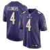 Джерси Baltimore Ravens Zay Flowers Nike Purple Game Джерси Baltimore Ravens Zay Flowers Nike Purple Game