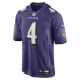 Джерси Baltimore Ravens Zay Flowers Nike Purple Game