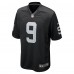 Игровая джерси Tyree Wilson Las Vegas Raiders Nike 2023 NFL Draft First Round Pick - Black