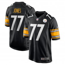 Игровая джерси Broderick Jones Pittsburgh Steelers Nike 2023 NFL Draft First Round Pick Game - Black