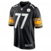 Игровая джерси Broderick Jones Pittsburgh Steelers Nike 2023 NFL Draft First Round Pick Game - Black