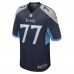 Игровая джерси Peter Skoronski Tennessee Titans Nike 2023 NFL Draft First Round Pick - Navy