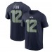 Seattle Seahawks 12s Nike College Navy Name & Number T-Shirt