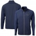 Denver Broncos Cutter & Buck Navy Helmet Adapt Eco Knit Hybrid Recycled Full-Zip Jacket Denver Broncos Cutter & Buck Navy Helmet Adapt Eco Knit Hybrid Recycled Full-Zip Jacket