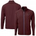 Кофта на молнии Washington Commanders Cutter & Buck Helmet Adapt Eco Knit Hybrid Recycled - Burgundy