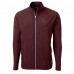 Кофта на молнии Washington Commanders Cutter & Buck Helmet Adapt Eco Knit Hybrid Recycled - Burgundy