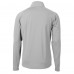 Pittsburgh Steelers Cutter & Buck Silver Helmet Adapt Eco Knit Hybrid Recycled Quarter-Zip Pullover Top