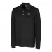 Pittsburgh Steelers Cutter & Buck Black Helmet Advantage Tri-Blend Pique Long Sleeve Polo