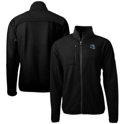 Кофта на молнии Philadelphia Eagles Cutter & Buck Helmet Cascade Eco Sherpa Fleece - Black