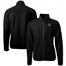 Pittsburgh Steelers Cutter & Buck Black Helmet Cascade Eco Sherpa Fleece Full-Zip Jacket