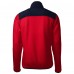 New England Patriots Cutter & Buck Red Helmet Cascade Eco Sherpa Fleece Full-Zip Jacket