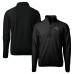 Кофта на короткой молнии Atlanta Falcons Cutter & Buck Helmet Cascade Eco Sherpa Fleece- Black