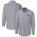 Рубашка Kansas City Chiefs Cutter & Buck Helmet Easy Care Stretch Gingham - Charcoal