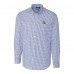 Indianapolis Colts Cutter & Buck Royal Helmet Easy Care Stretch Gingham Long Sleeve Button-Down Shirt