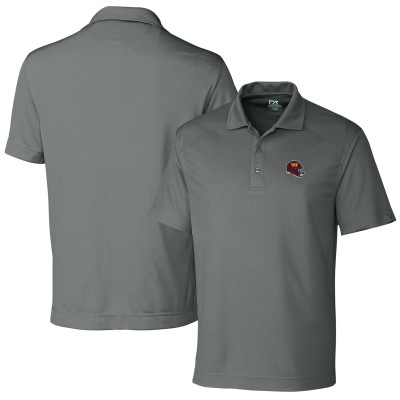 Поло Washington Commanders Cutter & Buck Helmet DryTec Genre Textured Solid - Steel