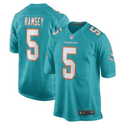 Игровая джерси Jalen Ramsey Miami Dolphins Nike Team Color - Aqua