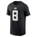 Футболка с номером Aaron Rodgers New York Jets Nike - Black