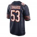 Игровая джерси TJ Edwards Chicago Bears Nike Game Player - Navy