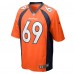 Игровая джерси Mike McGlinchey Denver Broncos Nike Game Player - Orange