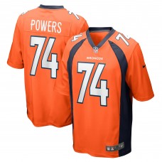 Игровая джерси Ben Powers Denver Broncos Nike Game Player - Orange