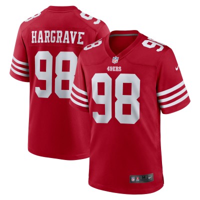 Игровая джерси Javon Hargrave San Francisco 49ers Nike Game Player - Scarlet