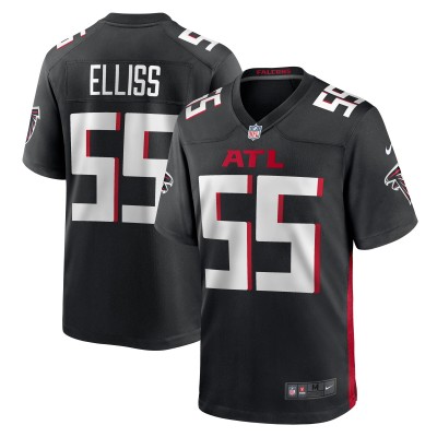 Игровая джерси Kaden Elliss Atlanta Falcons Nike Game Player - Black