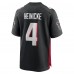 Игровая джерси Taylor Heinicke Atlanta Falcons Nike Game Player - Black