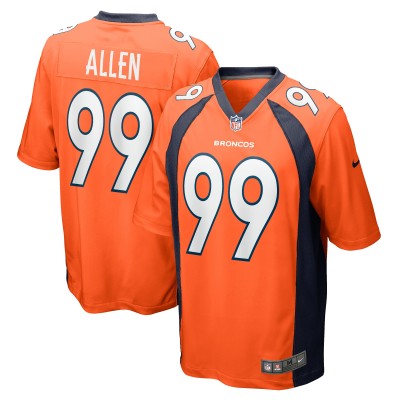 Игровая джерси Zach Allen Denver Broncos Nike Game Player - Orange