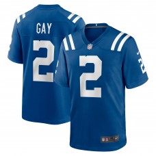 Игровая джерси Matt Gay Indianapolis Colts Nike Game Player - Royal