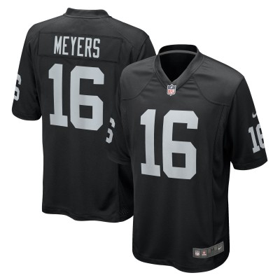 Игровая джерси Jakobi Meyers Las Vegas Raiders Nike Game Player - Black