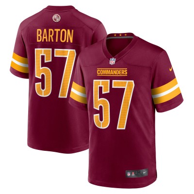 Игровая джерси Cody Barton Washington Commanders Nike Game Player - Burgundy