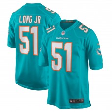 Игровая джерси David Long Jr. Miami Dolphins Nike Game - Aqua