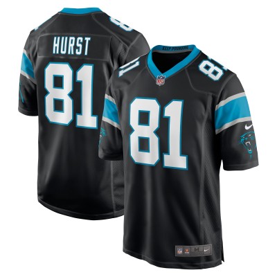 Игровая джерси Hayden Hurst Carolina Panthers Nike - Black