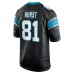 Игровая джерси Hayden Hurst Carolina Panthers Nike - Black