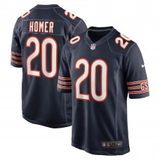 Игровая джерси Travis Homer Chicago Bears Nike - Navy