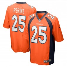 Игровая джерси Samaje Perine Denver Broncos Nike Game Player - Orange