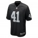 Игровая джерси Robert Spillane Las Vegas Raiders Nike Game Player - Black