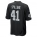 Игровая джерси Robert Spillane Las Vegas Raiders Nike Game Player - Black