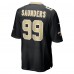 Игровая джерси New Orleans Saints Khalen Saunders Nike Black Game