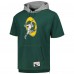 Футболка на молнии Green Bay Packers Mitchell & Ness Postgame - Green