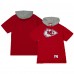 Футболка на молнии Kansas City Chiefs Mitchell & Ness Postgame - Red