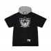 Футболка на молнии Las Vegas Raiders Mitchell & Ness Postgame - Black