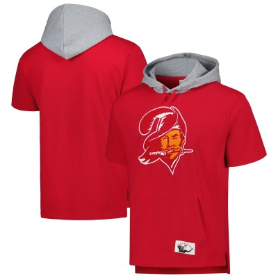 Футболка на молнии Tampa Bay Buccaneers Mitchell & Ness Postgame - Red