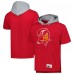 Футболка на молнии Tampa Bay Buccaneers Mitchell & Ness Postgame - Red