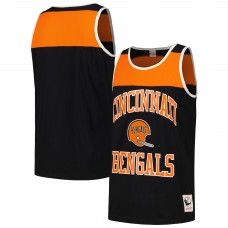Майка Cincinnati Bengals Mitchell & Ness  Heritage Colorblock - Black/Orange